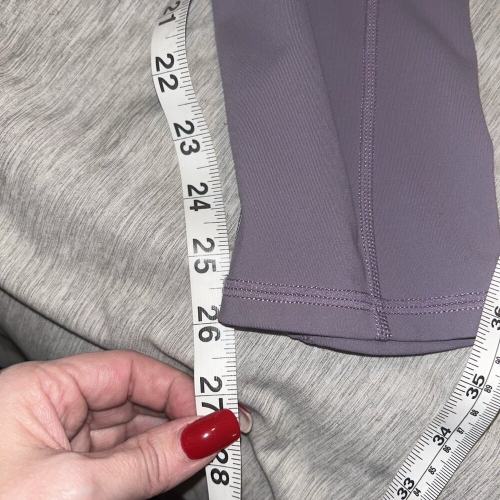 Fabletics Purple Powerluxe Hi-Waisted Athletic Sporty Workout Leggings Size XL - Picture 7 of 8